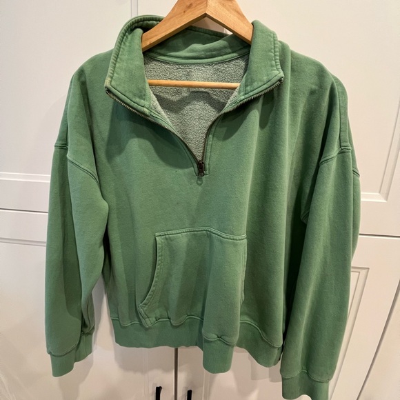 Billabong green quarter zip sweater - Picture 3 of 3